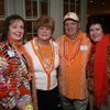 Enjoying the 2011 Fat Orange Tuesday Celebration are (from left) Baetenna Black, Camille Whitson, Bob Black and Jean Peyton, all of Brentwood.