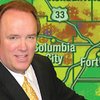 Local meteorologist, Greg Shoup, informs listeners of the 'whethers' it will or won't be a favored weather day.  He's done it for 25 years and stays current in technology.