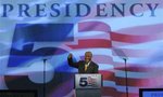 Presidential candidate Herman Cain speaks to delegates during the Republican Party of Florida Presidency 5 Convention in Orlando, Florida, September 24, 2011. REUTERS/Phelan Ebenhack