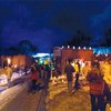 Ledoux Street is filled with merrymakers and art lovers during the holidays.