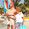 Match.com newlyweds, ages 90 and 82, honeymooning at Breezes Grand Negril, Jamaica.
