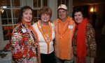 Enjoying the 2011 Fat Orange Tuesday Celebration are (from left) Baetenna Black, Camille Whitson, Bob Black and Jean Peyton, all of Brentwood.