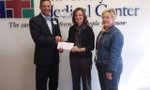 Saad Ehtisham, Chief Executive Officer for University Medical Center in Lebanon, recently presented a check to Wilson County Books from Birth representative Teresa Wiggington and director Peggy Simpson. University Medical Center has been an annual supporter since the inception of the program in Wilson County.