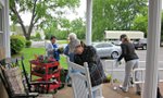 Members of Hermitage Hills Baptist Church recently spent the day volunteering at the Mt. Juliet Senior Activity Center.