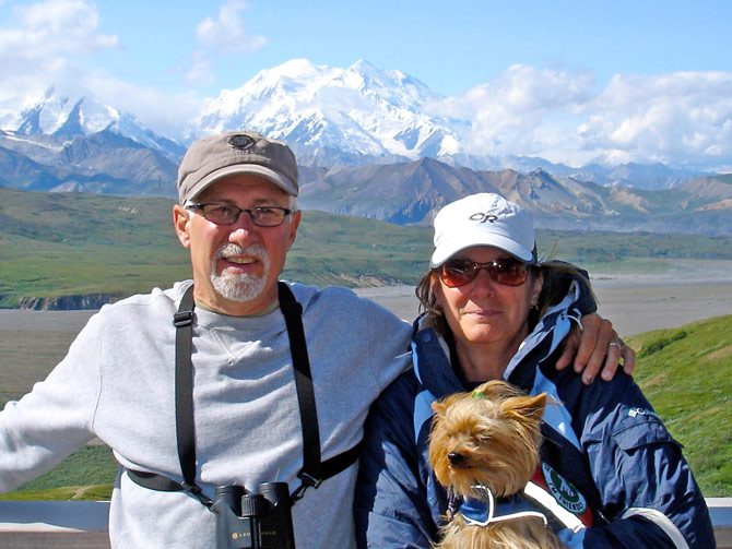 Bruce & Sharon Gallagher at Mt. McKinley.