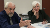 Olympia Dukakis, Louis Zorich and Dr. Silvio Quaglia discuss the importance of diabetes screening at the AARP Orlando@50+ event.