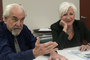 Olympia Dukakis, Louis Zorich and Dr. Silvio Quaglia discuss the importance of Diabetes screening