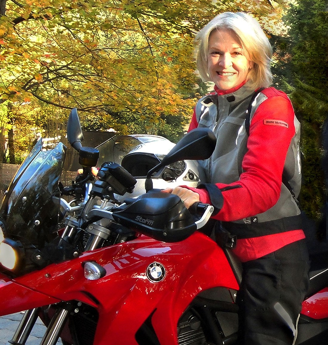 A year after losing her husband to cancer, the author found an unusual route to finding joy again in her life – she signed up for a 2,500- mile motorcycle road trip down America’s Pacific Northwest Coast riding a Harley. “The problem was that I didn’t know how to ride and had only thirty days to learn.”
