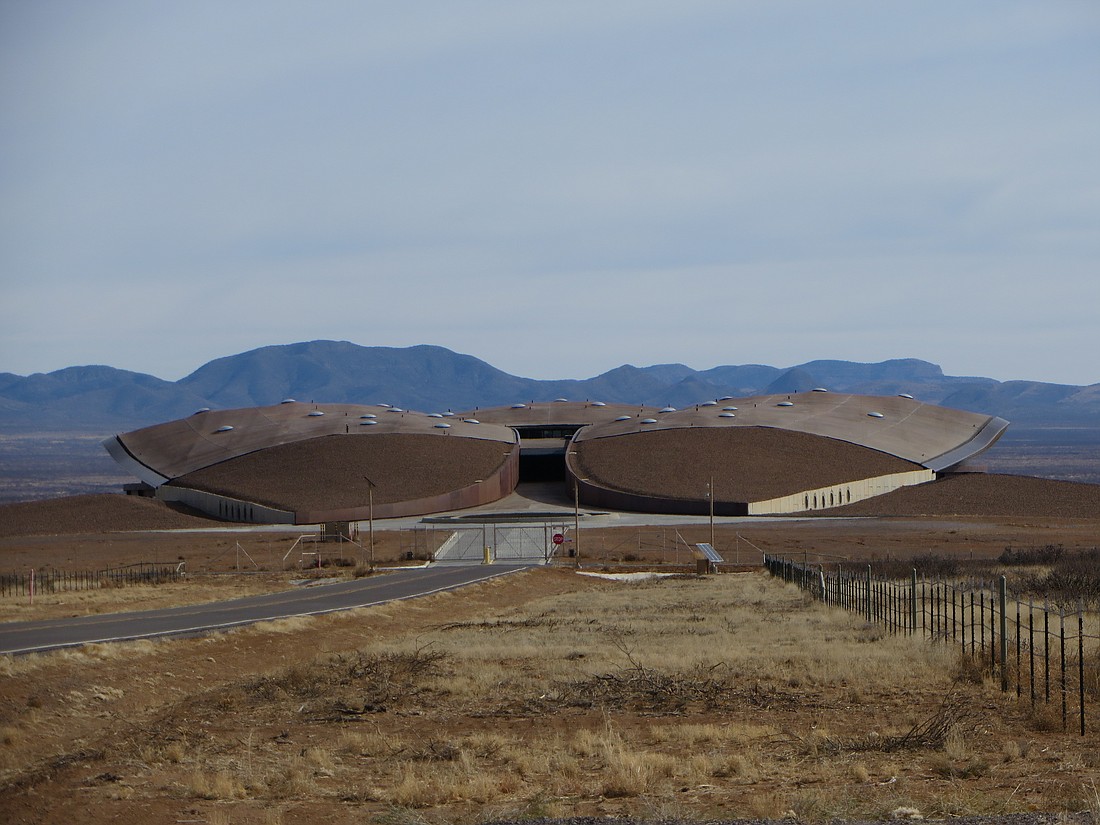 The Virgin Galactic Gateway to Space Building is the star attraction at Spaceport America.
Photo by Deborah Stone