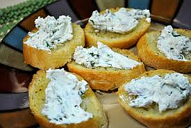 This low-sodium Northwest fresh herb goat cheese spread is both tasty and healthy. 