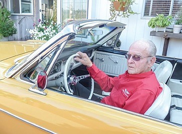 Kenney Fengler with his prized ‘65 Ford Mustang