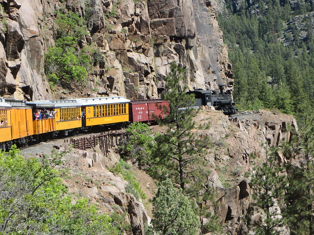 The Durango & Silverton Narrow Gauge Railroad is ranked as the "Number One North American Train Trip."
Photo by Deborah Stone
