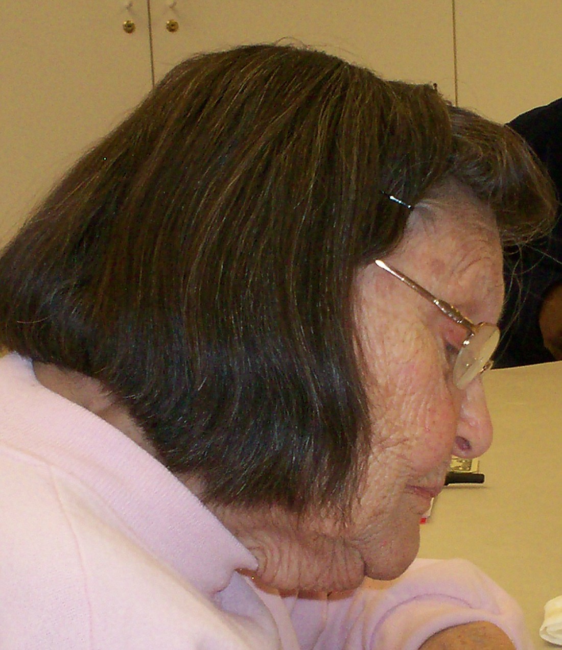 Roberta at Writer's Round Table, Edmond Sr Center group