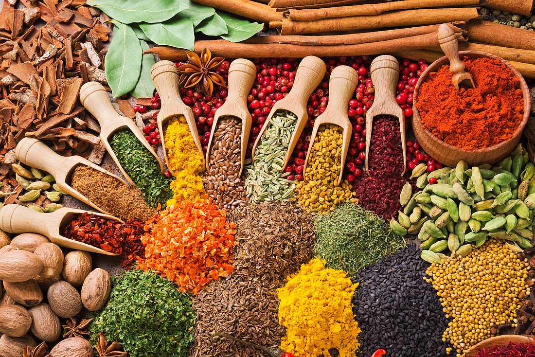 A bounty of spices will add flavor to dishes without salt.
