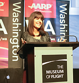 AARP Financial Ambassador and NBC TODAY Show Financial Editor Jean Chatzky addresses the crowd at the recent launch of AARP’s MoneySmarts consumer information campaign