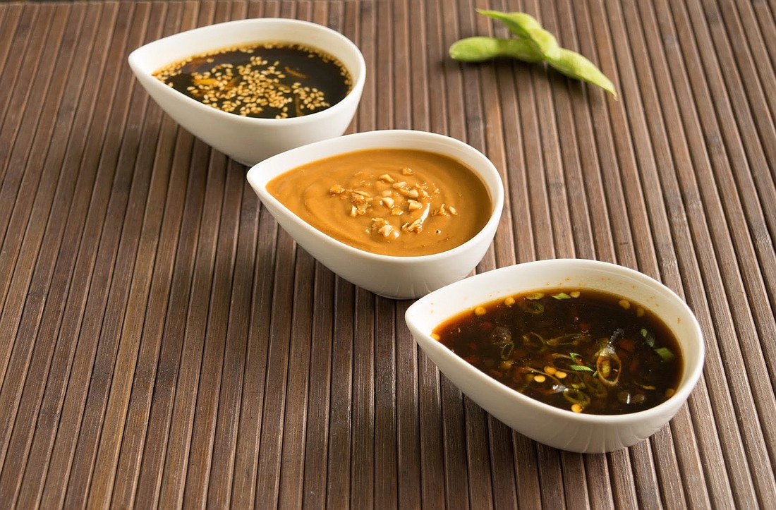 Make your own Asian sauces to reduce salt.