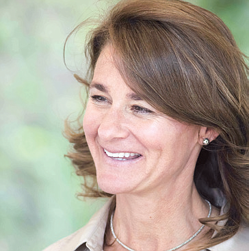 Noted philanthropist Melinda Gates is co-chair of the Bill & Melinda Gates Foundation, the largest charitable foundation in the world. Courtesy the Bill & Melinda Gates Foundation