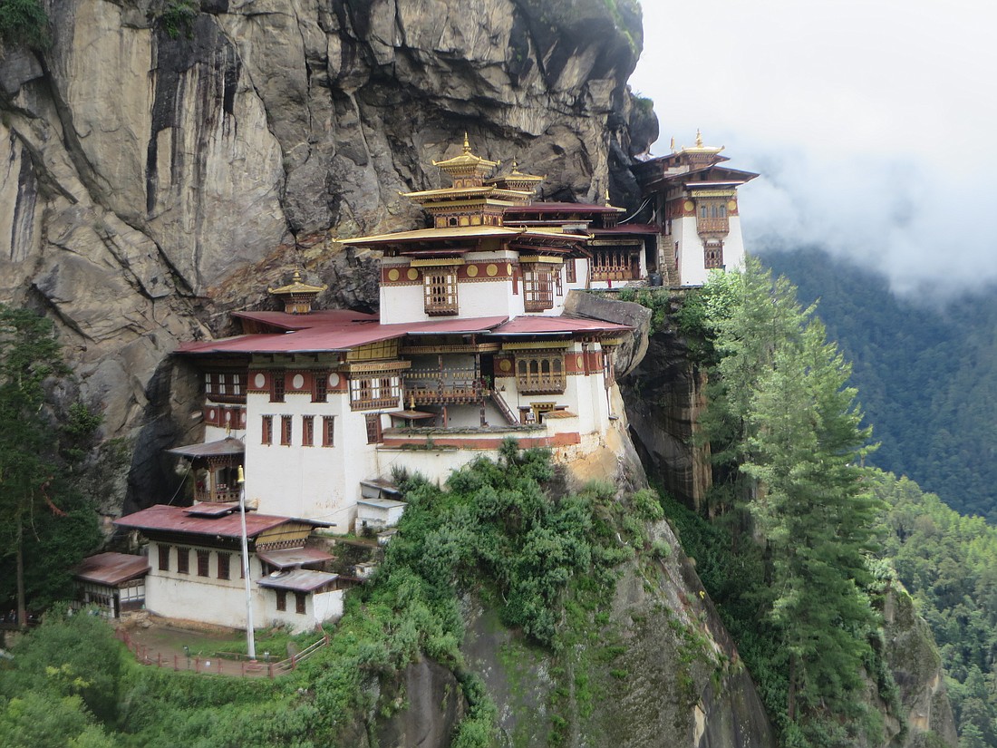 The pilgrimage to Tiger's Nest is a major highlight of a trip to Bhutan.
Photo by Debbie Stone