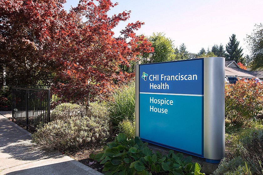 Hospice care can be provided at home, in a skilled nursing or assisted living facility, and even in the hospital. Franciscan Hospice and Palliative Care offers the region’s only inpatient hospice facility, Franciscan Hospice House in University Place.