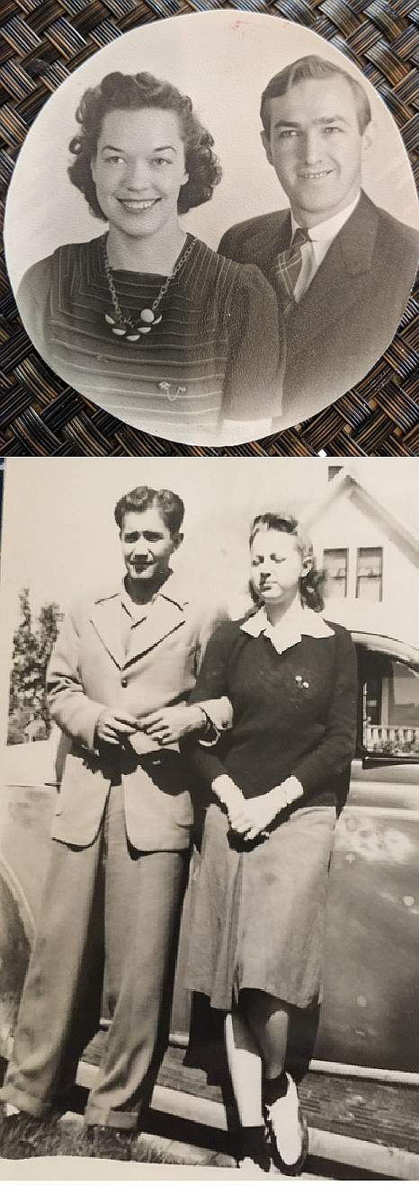 (top) Dorothy and Frank Hoppes; (bottom) Bill and Louise Varner