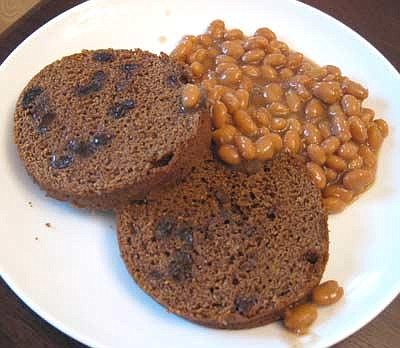 Beans and bread make a hearty winter meal.