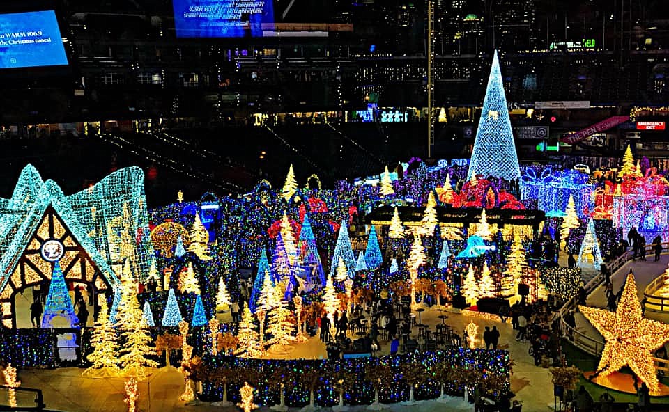 Enchanted Christmas Comes to Seattle's T-Mobile Park