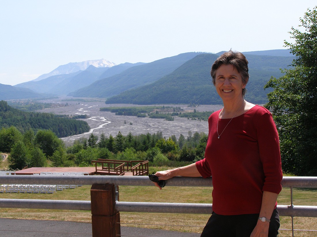 Suzanne at Mount Saint Helens