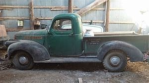 1942 Green Chevy Pick up Truck