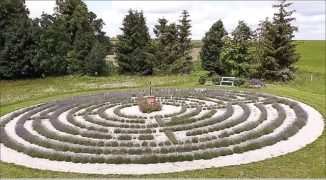 Dating back 4,000 years and found across the globe, labyrinths are often used for slow, deliberate meditative walks.