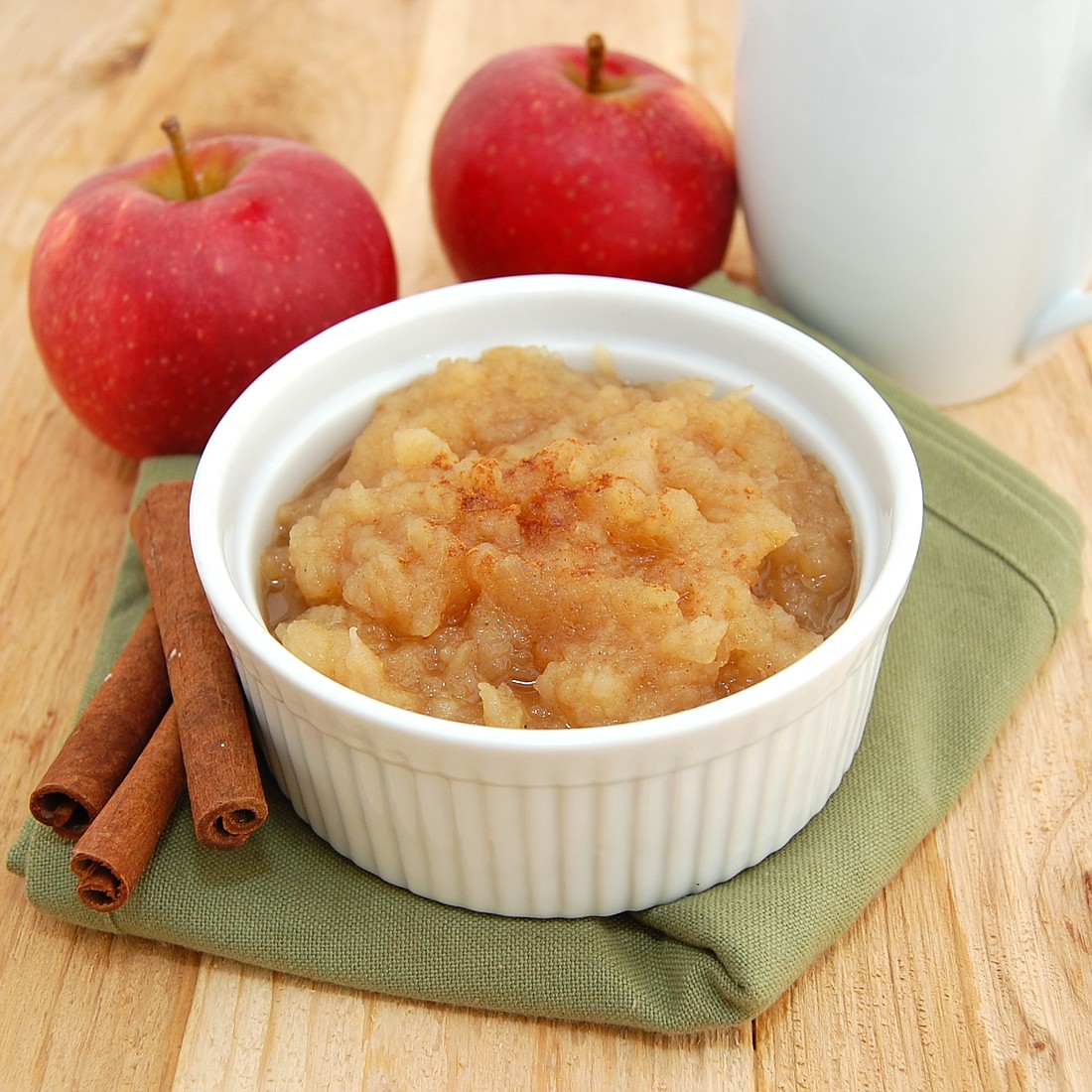 Homemade apple sauce is surprisingly easy to make.