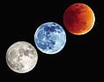 Super Blood Moon phases