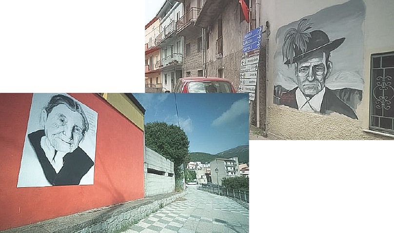 Old age is common and celebrated in this town, where murals depict residents who’ve reached at least 100. Photos courtesy CBS News