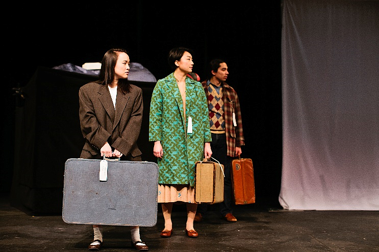 From the play "Nihonjin Face," dramatizing the Hashimoto family leaving their home in Tacoma, courtesy Tacoma Arts Live