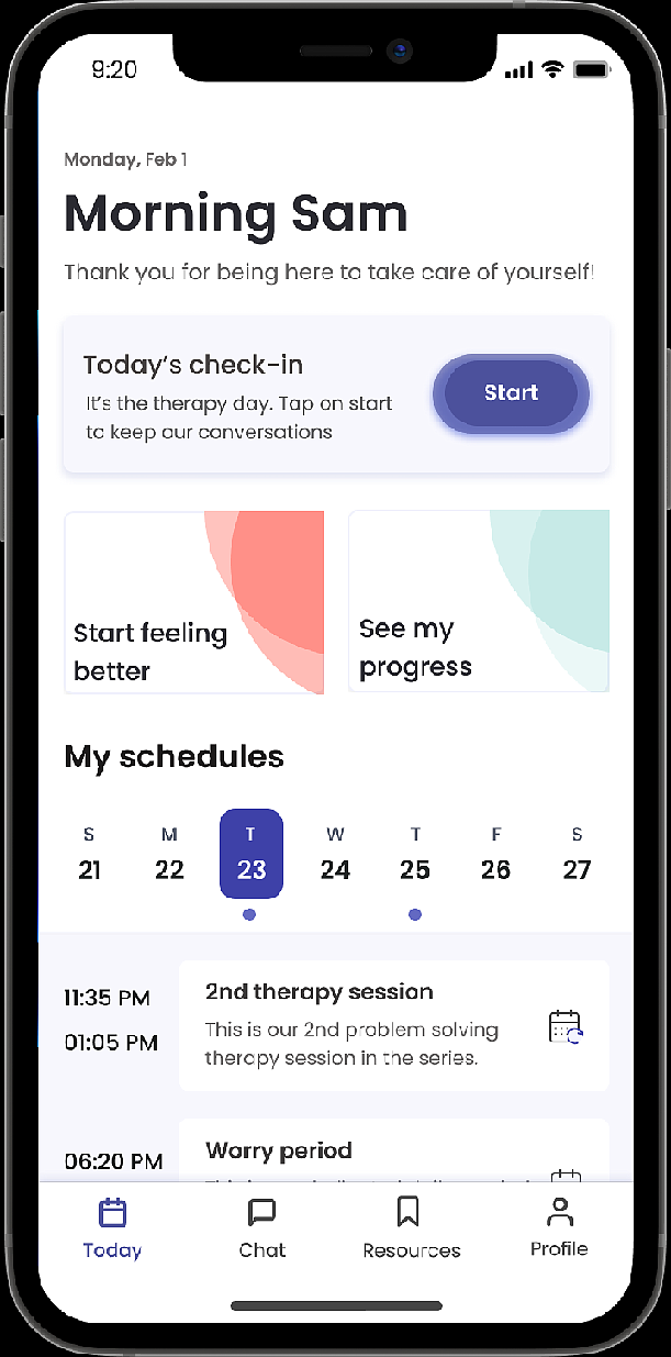 An app helps caregivers access support, therapy and resources, even when they have limited time.