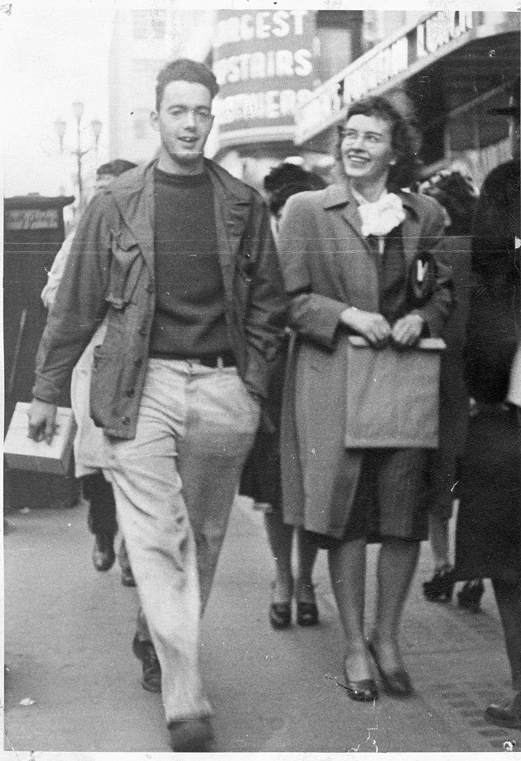 Pat & John, early dating photo