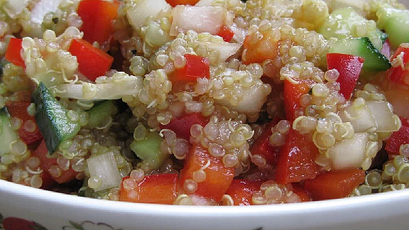 Quick and Easy Mediterranean Quinoa Salad