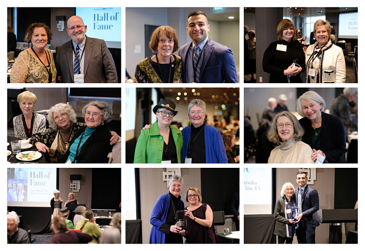 A gala dinner was held this year to welcome in the new "Hall of Fame" class for Washington state nurses