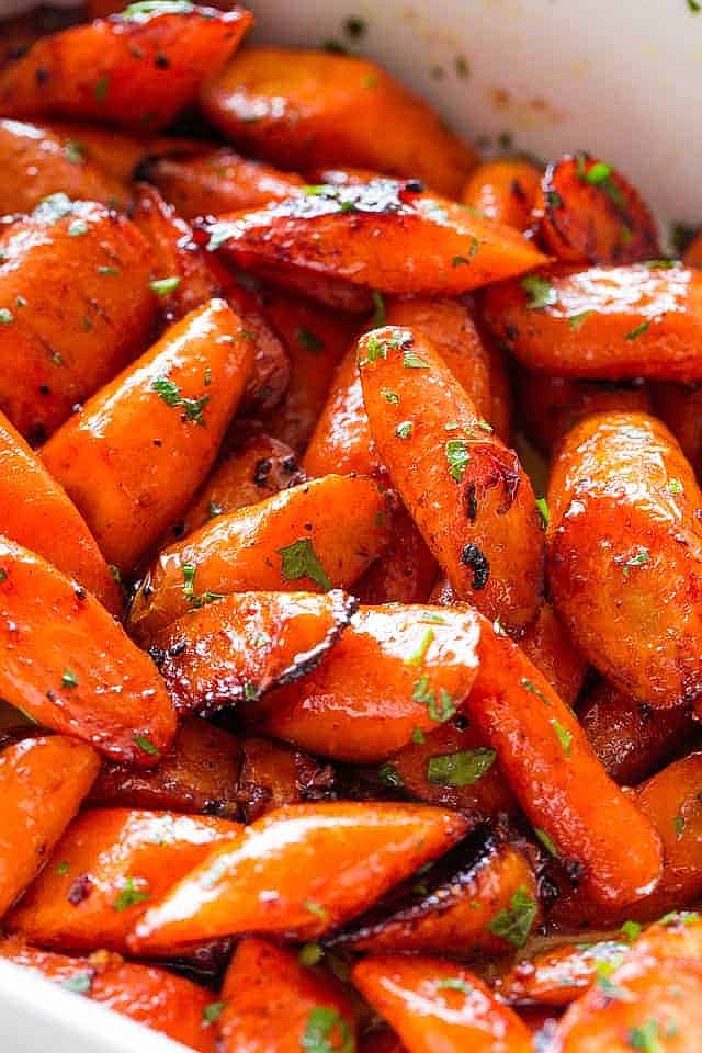 Carrots of all colors are great sources of carotene. That’s a kind of vitamin A, which we need for normal vision, the immune system, and reproduction. Vitamin A also helps the heart, lungs, kidneys, and other organs work properly.