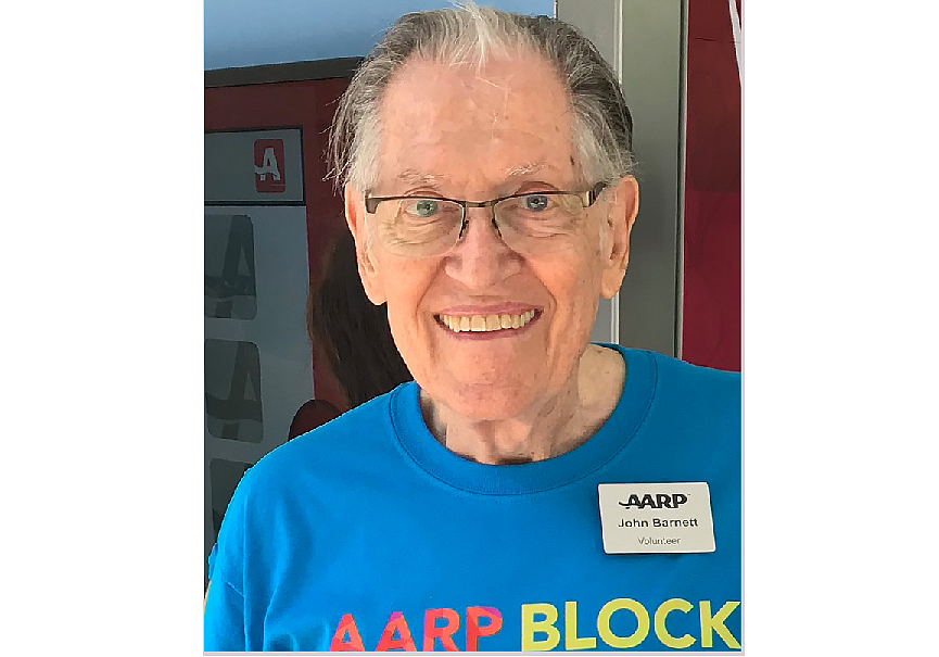 AARP volunteer John Barnett