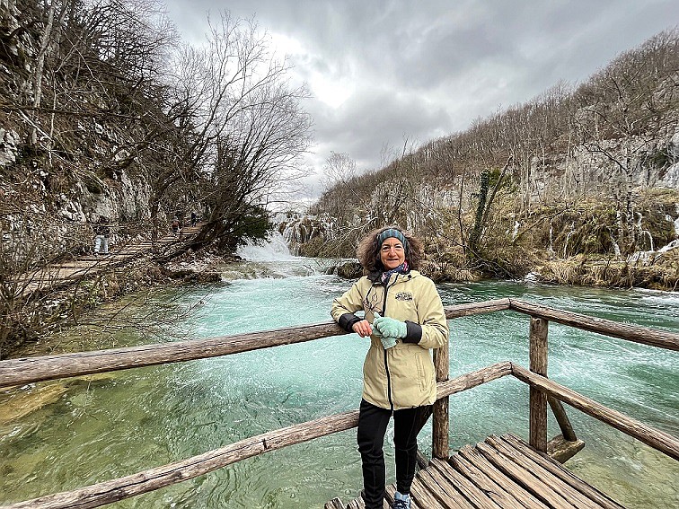 Abbe at Plitvice Lakes in Croatia