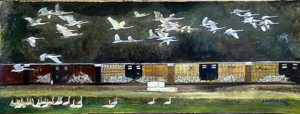 Swans & Freight Train, Chaim Bezalel and Yonnah Ben Levy