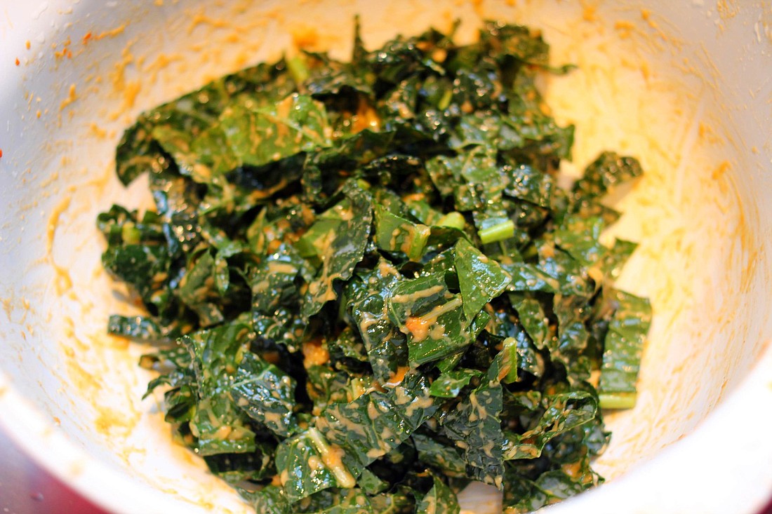 Curried Kale is a nutritious and delicious dish.