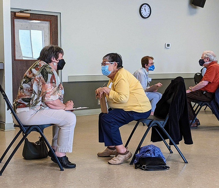 The Greenwood Senior Center is hosting its second "Speed Friending" event on Saturday, May 20. Masks are optional this time (they were required at the event last September).