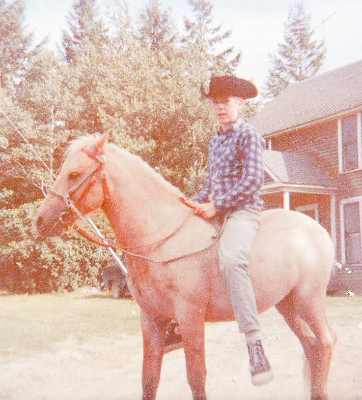 Ralph Warner was about 14 years old in this photo taken at his parent's farm near Hayden, Idaho