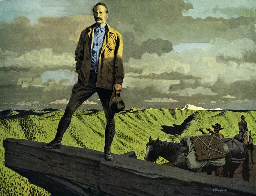 Gifford Pinchot, the founder and first chief of the USDA Forest Service. His 159th birthday is Aug. 11, 2023. (Graphic courtesy of the Pinchot Institute.)