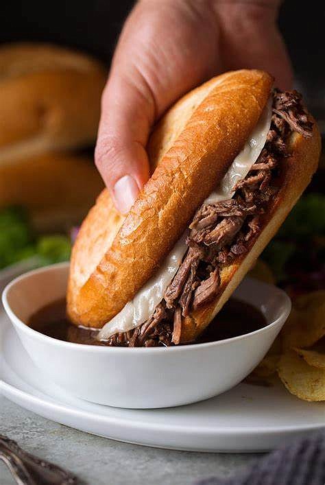 French Dip Sandwich (Not a French Drenched Sandwich.)