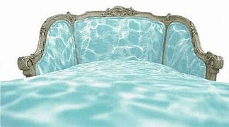 Waterbeds can be gorgeous as well as comfortable!