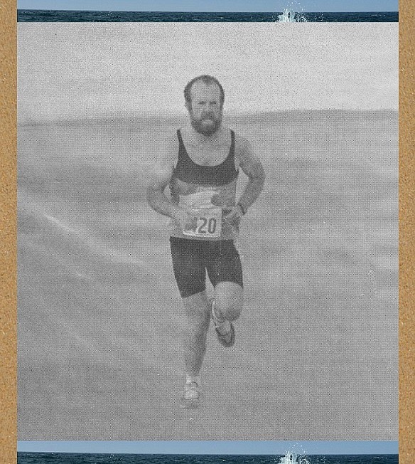 Ralph Warner in 1991 at the Beach to Chowder Run on Washington’s Long Beach peninsula during a howling rainstorm. “The Beach to Chowder Run was known as the ‘World’s Longest Beach Run’ for many years until we realized that there were other beaches longer than ours,” writes Ralph. His last Beach to Chowder Run was in 2003 when he was 52 years old. “At that point I had decided to save my knees and feet for hiking, biking, and surfing.” He was the race director for the run from 2000 through 2017. “Over a period of some 20 years, my wife and I competed in well over 200 races. Lots of good memories."