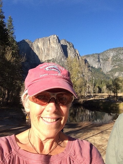 Linda Cufley enjoying the outdoors