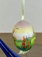 This blown egg is delicate like my mother’s, but this one is from Pinterest.